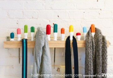 13 Creative DIY Coat Rack Ideas - rack, DIY Coat Rack Ideas, DIY Coat Rack, coat rack, clothing rack, clothes rack