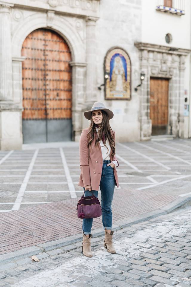 outfit with hat winter