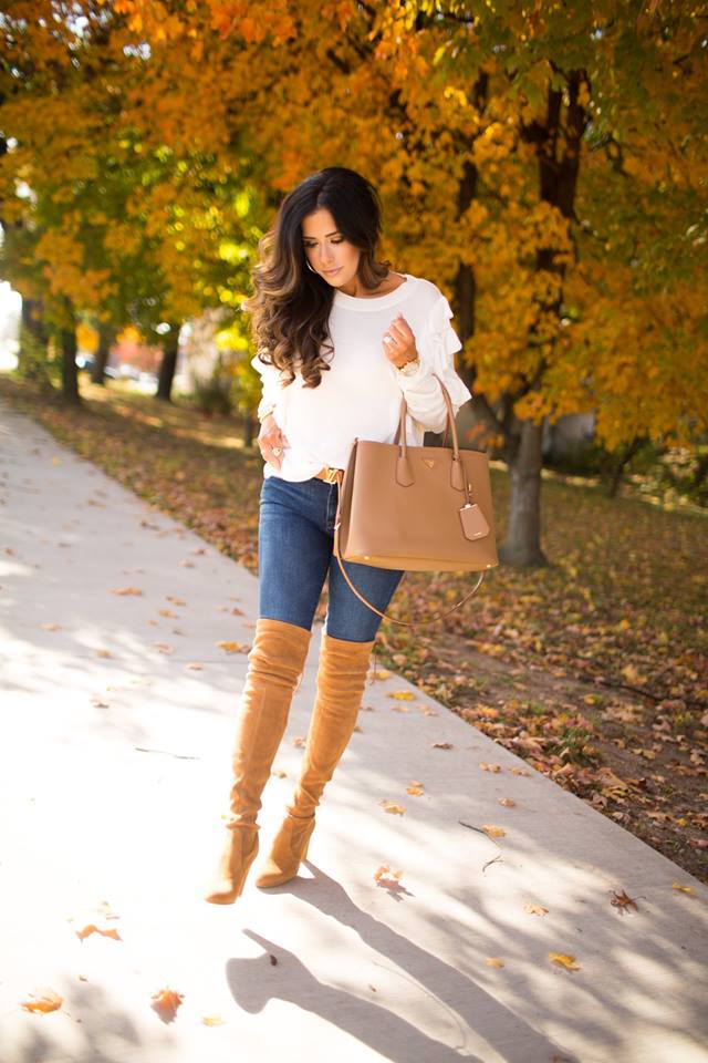 17 White Sweater Winter Outfit Ideas