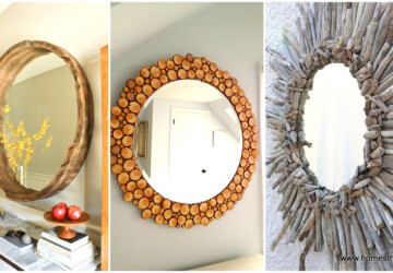 DIY Home Decor Project Ideas:14 Creative Mirrors to Make - DIY mirrors, diy mirror, DIY Home Decor Projects, diy home decor