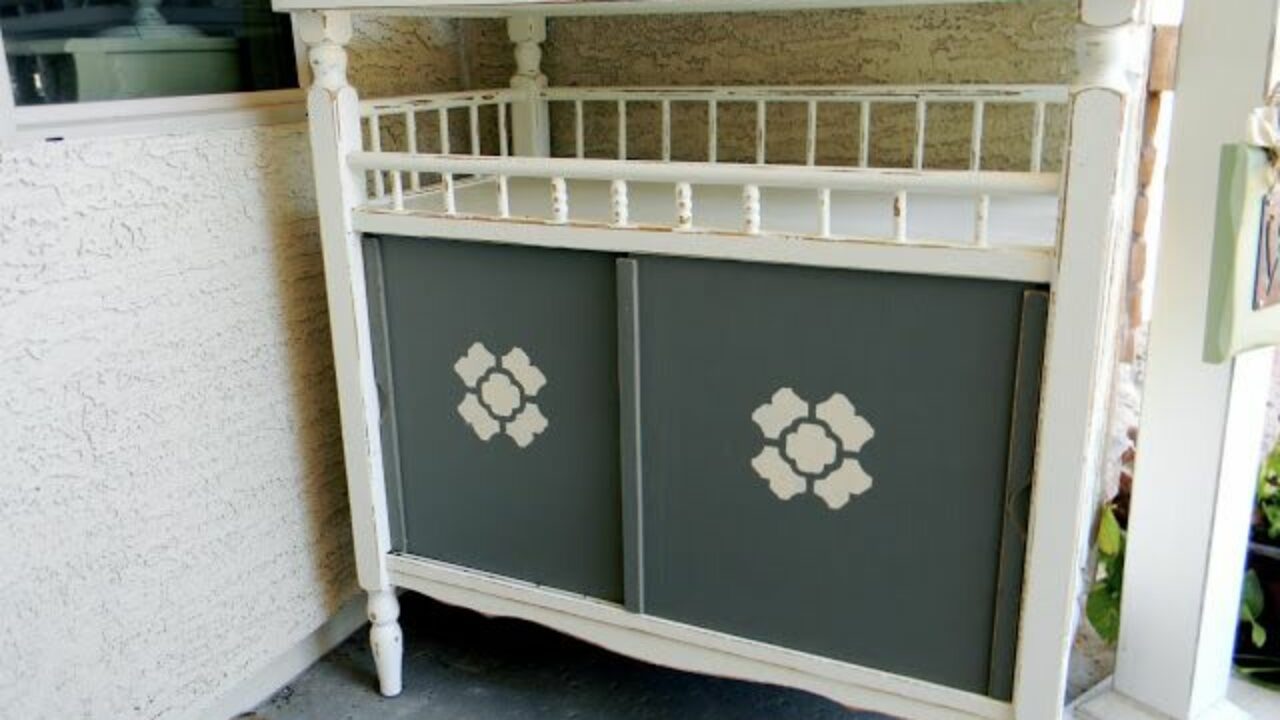 upcycled changing table