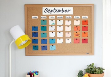 17 DIY Calendar Ideas To Start The New Year Organized - diy organization projects, DIY Organization Ideas, diy organization hacks, DIY Calendar