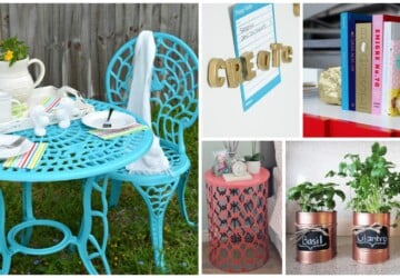 Makeover Projects: 18 Creative DIY Spray Paint Ideas - Spray Paint Ideas, spray paint, paint sprayer, Makeover Projects: 18 Creative DIY Spray Paint Ideas, Makeover Projects, makeover ideas, furniture makeover, diy spray projects, diy furniture makeover