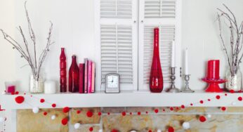 Valentine’s Day Mantel Decorations and Ideas