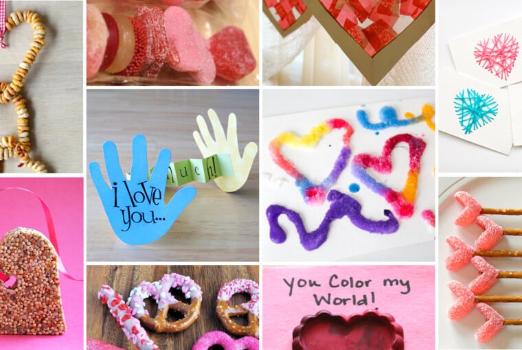 12 Easy Valentine's Day Crafts for Kids - Valentine's Day Crafts for Kids, valentine's day crafts, diy Valentine's day gifts for kids, DIY Valentine's Day Crafts for Kids, DIY Valentine's Day Crafts
