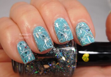 16 Sparkly Crystal Stamping Nail Art Ideas - Sparkly nail art ideas, Sparkly Crystal Stamping Nail Art Ideas, Sparkly Crystal nail art ideas, sparkly, Crystal nail art