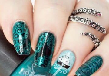 Mythical Creatures on your Nails: 17 Magical Nail Art Ideas - unique nails, Mythical Creatures nail designs, Mythical Creatures nail art, Mythical Creatures