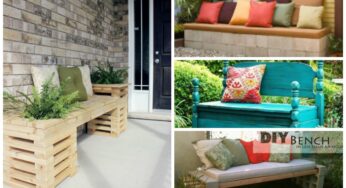 DIY Garden Projects: 14 Outdoor Bench Ideas You Can Build It Yourself