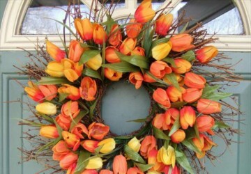 15 Pretty Spring Wreaths You Can DIY - Spring Wreaths, spring wreath, diy spring wreath, diy spring home decor, diy spring
