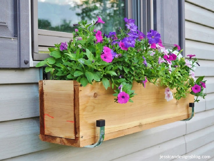 15 Diy Window Flower Box Planters