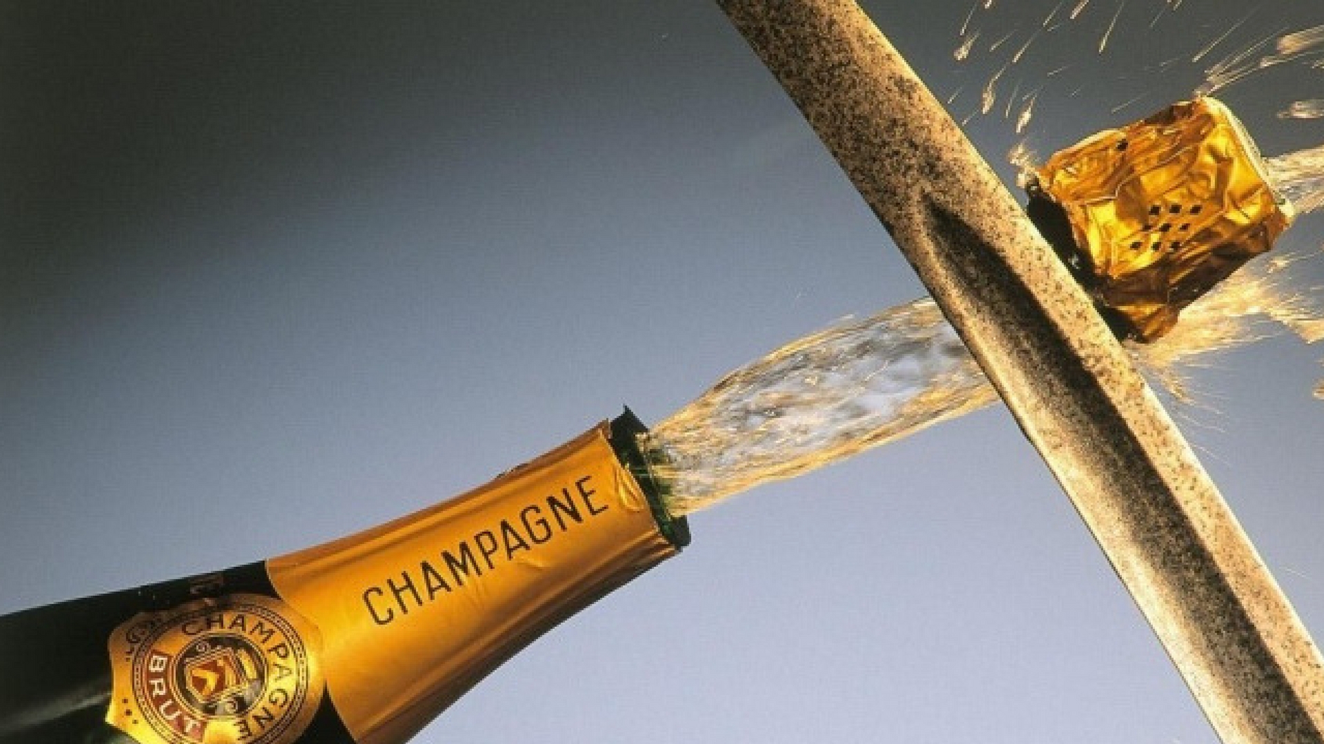 How to Uncork a Champagne Bottle Using Champagne Saber?