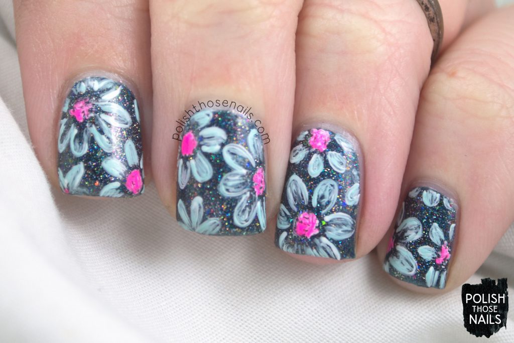 Nail Stamping with Glitter - wide 9