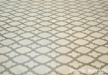 Home Decor: DIY Stenciled Floor Projects - Stenciled Floor, DIY Stenciled Floor Projects, DIY Stenciled Floor, DIY Home Decor Projects, diy home decor