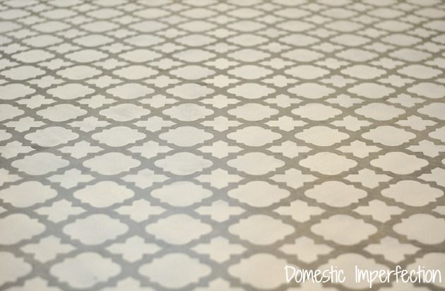 Home Decor: DIY Stenciled Floor Projects - Stenciled Floor, DIY Stenciled Floor Projects, DIY Stenciled Floor, DIY Home Decor Projects, diy home decor