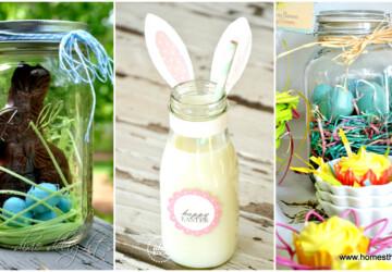 16 DIY Mason Jar Easter Projects - DIY Mason Jar Easter Projects, diy mason jar, DIY Easter Projects, diy Easter decorations