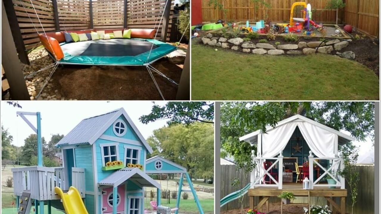 backyard play area