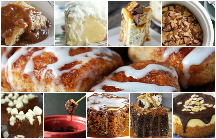 15 Easy and Tasty Slow Cooker Desserts you MUST make - warm recipes, Slow Cooker Snacks, slow cooker recipes, Slow Cooker Dips, Slow Cooker Desserts, Easy dessert recipes, dessert recipes