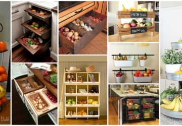 16 DIY Produce Storage Solutions for Fresh Fruit and Veggies - Outdoor DIY Storage Ideas, DIY Storage Ideas, diy storage baskets, diy storage, DIY Produce Storage Solutions for Fresh Fruit and Veggies