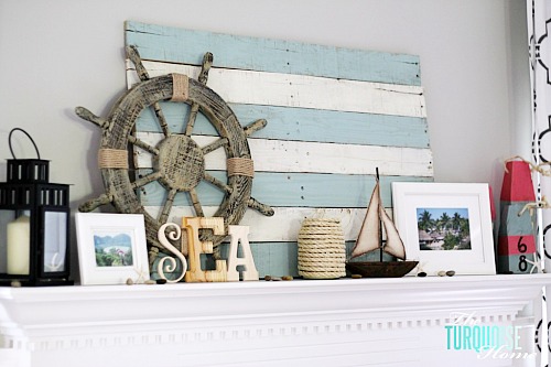 Coastal Feel: 15 DIY Beach Decor Projects - DIY Home Decor Projects, diy home decor, Beach Dining Room, beach bedroom decor