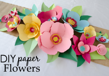 18 More Beautiful DIY Paper Flower Ideas - Paper Flower Ideas, Paper Flower Crafts, diy paper flowers, Diy Paper Flower Ideas