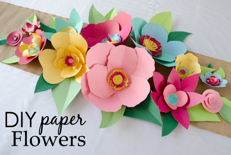 18 More Beautiful DIY Paper Flower Ideas - Paper Flower Ideas, Paper Flower Crafts, diy paper flowers, Diy Paper Flower Ideas