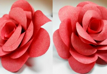 15 Diy Paper Flower Ideas - Paper Flower Ideas, Paper Flower Crafts, diy paper flowers, Diy Paper Flower Ideas