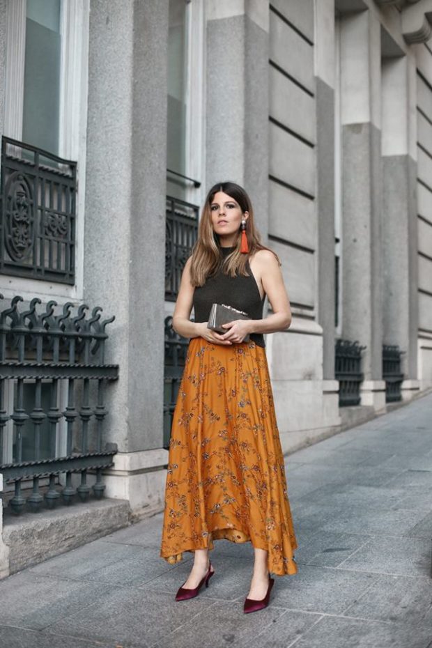 Spring 2018 Skirt Trends - Maxi and Midi Skirt Styles