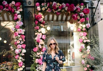 15 Lovely Midi Dress Outfit Ideas - spring midi dress, midi outfit, midi dress outfit ideas, midi dress