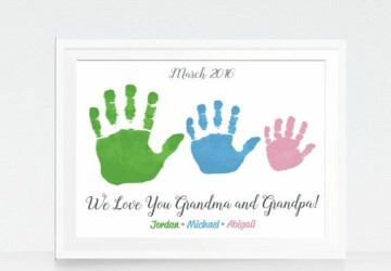 15 Creative Handprint and Footprint Art Gifts and Decorations - Handprint Art Gifts, Handprint Art, Handprint and Footprint Art Gifts, Footprint Art Gifts