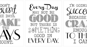 15 Free Inspirational Quote Prints