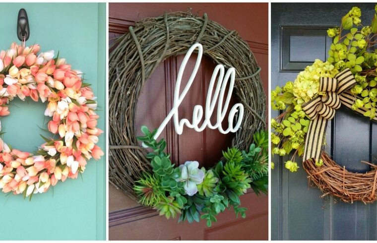 Welcome Summer: 18 Creative and Easy DIY Wreath Ideas - DIY Wreaths Ideas, diy wreath, diy summer wreath, diy summer projects