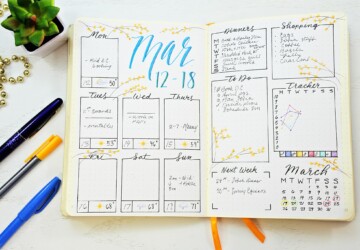 17 Bullet Journal Ideas - DIY planners, DIY planner, DIY Organization Ideas, Bullet Journal Ideas, Bullet Journal