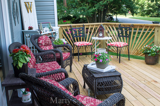 15 DIY Ideas to Dress Up Your Deck for Summer - diy outdoor furniture, diy outdoor, diy deck ideas, deck design ideas, deck design