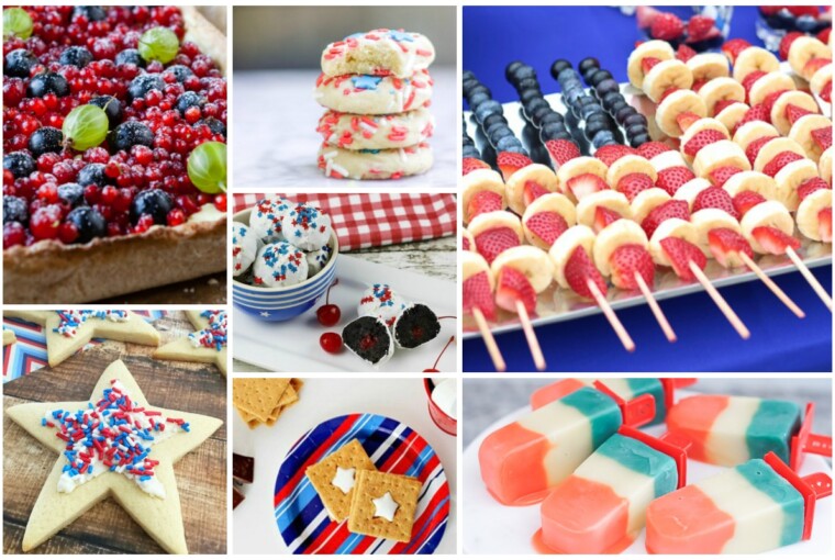 17 Tasty and Easy Patriotic Treats - Patriotic Treats, DIY Patriotic, 4th of July recipes, 4th of July desserts, 4th of July