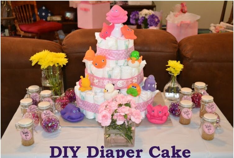 Baby Shower Gifts: 13 DIY Adorable Diaper Cake Ideas Baby Shower Gifts: 13 DIY Adorable Diaper Cake Ideas - DIY Diaper Cake Ideas, DIY Adorable Diaper Cake Ideas, Diaper Cake Ideas, Baby Shower Ideas, baby shower favors, baby shower