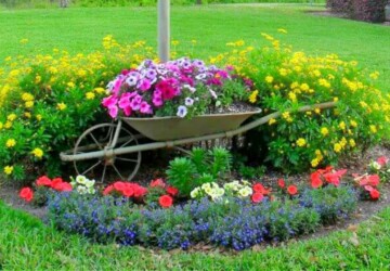 15 DIY Wheelbarrow Repurposing Ideas - Wheelbarrow, DIY Wheelbarrow Repurposing Ideas, DIY Wheelbarrow Ideas, DIY Repurposing Ideas