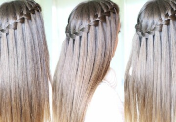 15 Amazing Waterfall Braid Tutorials - Waterfall Braid Tutorials, Waterfall Braid Tutorial, Waterfall Braid, Romantic Side Braid, braid Tutorials, Braid Tutorial, Boho Braid