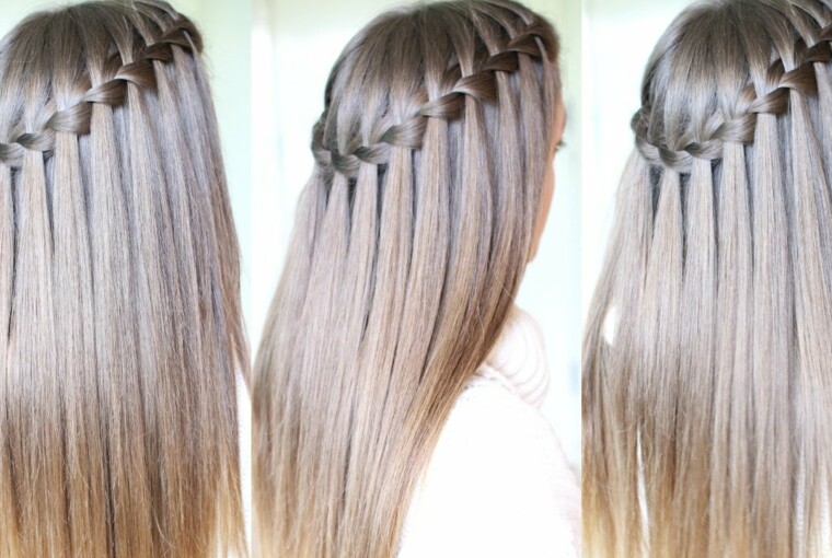 15 Amazing Waterfall Braid Tutorials 15 Amazing Waterfall Braid Tutorials - Waterfall Braid Tutorials, Waterfall Braid Tutorial, Waterfall Braid, Romantic Side Braid, braid Tutorials, Braid Tutorial, Boho Braid