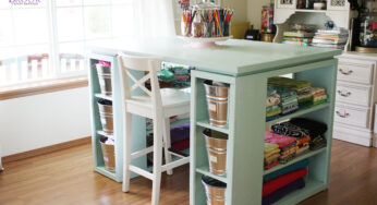 14 Creative DIY Projects to Make a Craft Table