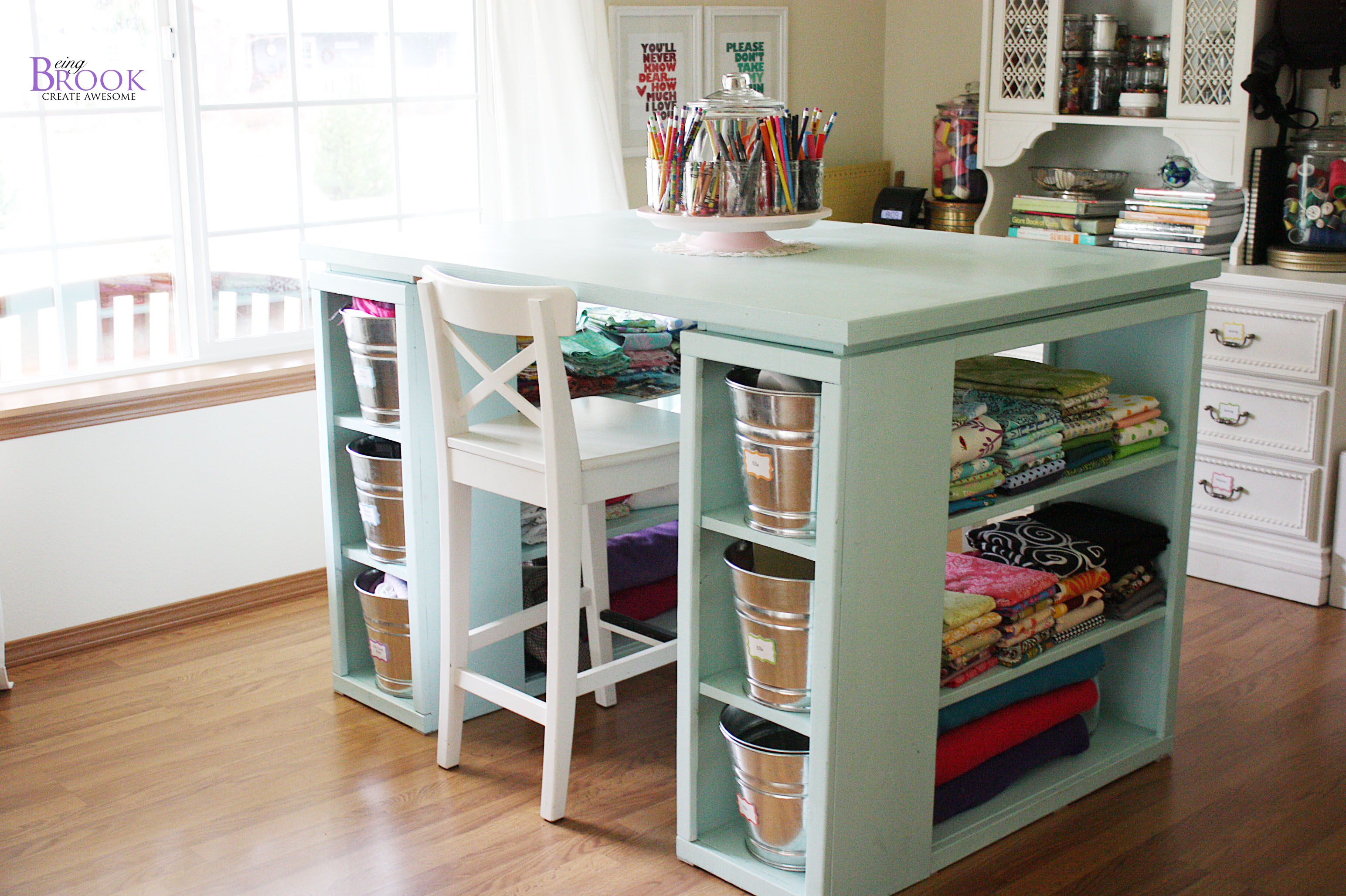 14 Creative Diy Projects To Make A Craft Table