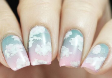 Cute Summer Nail Art Ideas with White Details (Part 2) - white nail art, summer nails, nail desins, nail art ideas