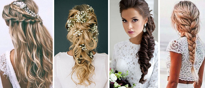 23 Beautiful Braided Hairstyles for the Big Day 23 Beautiful Braided Hairstyles for the Big Day - Waterfall Braid Tutorial, Romantic Side Braid, Fishtail Braid, Braids, Braided Hairstyles