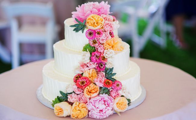 18 Floral Wedding Cake Ideas - Wedding Cake Ideas, wedding cake decoration, Wedding Cake, floral wedding cake
