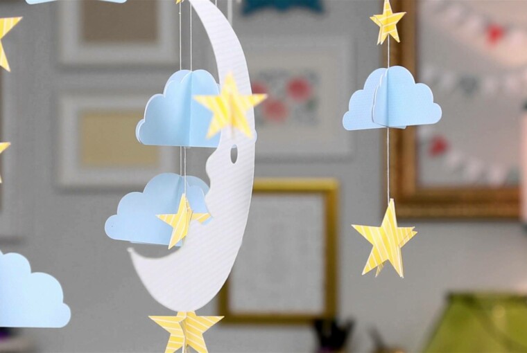 14 Charming DIY Baby Mobiles 14 Charming DIY Baby Mobiles - diy kids, DIY Baby Toys, DIY Baby Mobiles, DIY Baby ideas