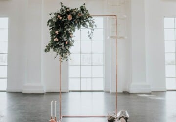 Ideas for COPPER PIPES Wedding Ceremony Arches - WREATHS Wedding Ceremony Arches, Wedding Arches, COPPER PIPES Wedding Ceremony Arches