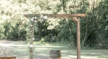 Ideas for RAW WOOD Wedding Ceremony Arches