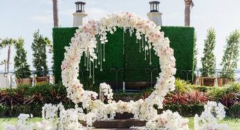 Ideas for WREATHS  Wedding Ceremony Arches