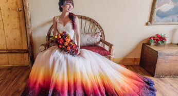 20 Colorful Wedding Dresses For Fall