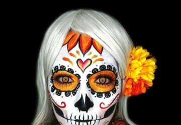 Sugar Skull Makeup: A Simple Guide for Day of The Dead - sugar skull makeup, make up