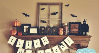 13 Spooktacular Halloween Ideas for Your Fireplace Mantel